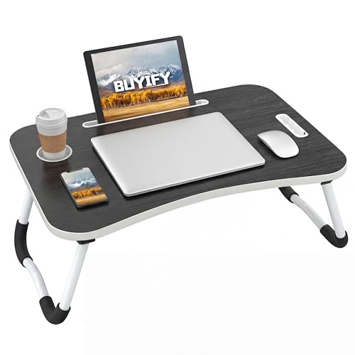 BUYIFY Foldable Lap Desk for Laptop & Writing - 23 inch...