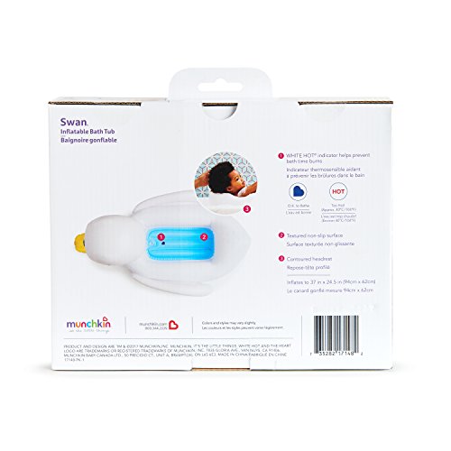 Banheira Inflável, Munchkin, Branco