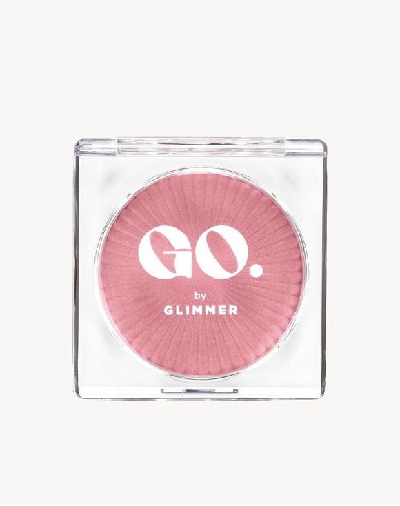GO. by Glimmer Cheek & Eye Shadow | Multi-Use Blush & Eyeshadow Powder | Silky Lightweight Formula | 0.17 oz | Feminine