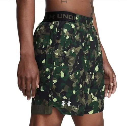 Under Armour Men's Vanish Woven 6" Camo Printed Shorts, Marine Od Green 390, XX-Large