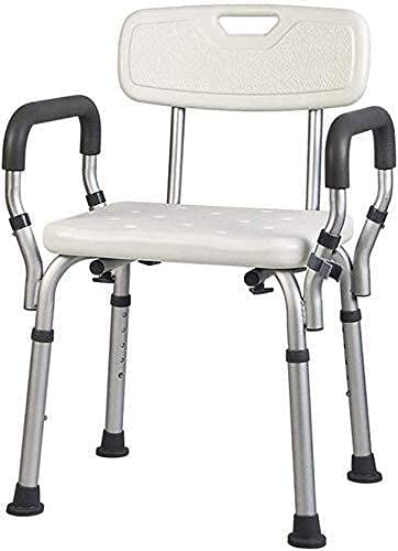 Chaise de bain PMR avec dossier pour éviter les chutes des seniors dans la douche