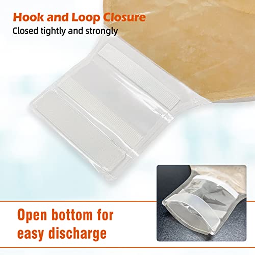 Ceeport 20 Pcs Colostomy Bags,One Piece Drainable Pouches,Ostomy Bags,Ostomy Supplies For Ostomy Ileostomy Stoma Care, Cut-To-Fit #TOP4