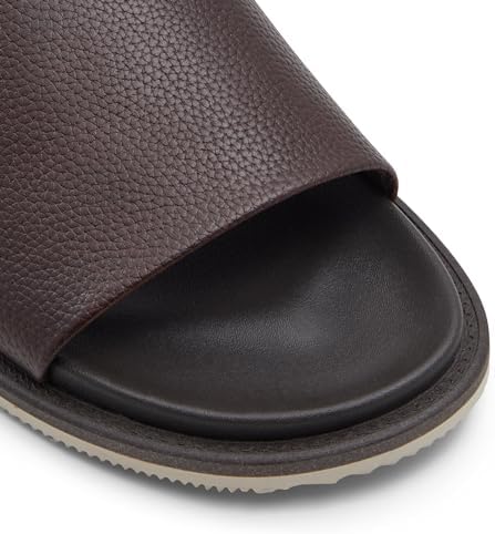 ALDO Men's Gentslide Slide Sandal, Dark Brown, 7 | Image 4
