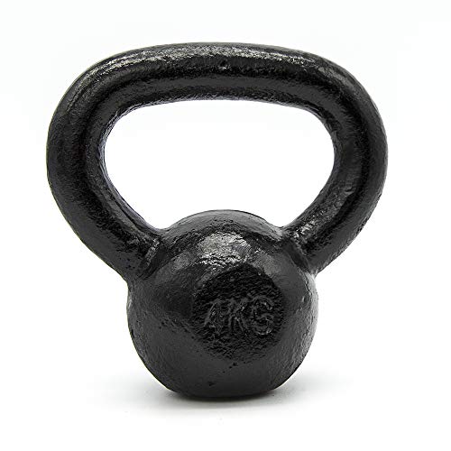 Goodbuy - Kettlebell de 2kg a 28kg. Pesa Rusa de Hierro Fundido con Base Plana, Ideal práctica Crossfit (4)