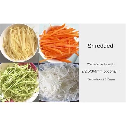 Cortadora eléctrica comercial multiusos para verduras miniatura 3