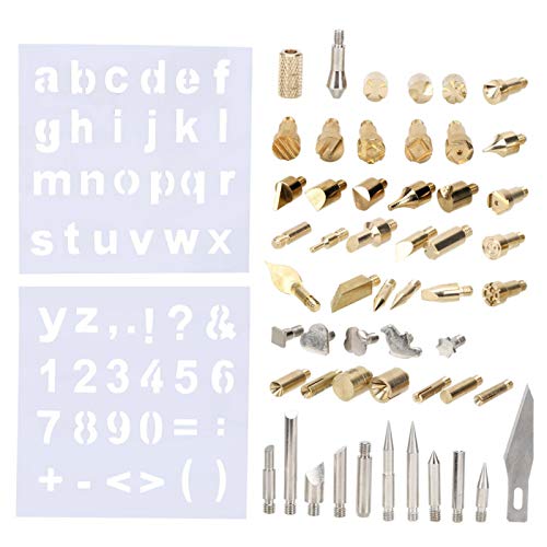 23 Punte Per Pirografia SAVITA - Set Per Bruciare Legno, Carta E Pelle, Con 23 Forme Diverse, Per Hobby E Artigianato - Foto 10