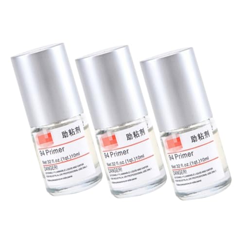 VICASKY Automotive Adhesion Promoter 3 Bottles Double-Sided Tape Enhancer Essential for Car Dashboard Plastic Bonding