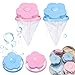MEISHANG Filterbeutel Waschmaschine Haare,Haustier Haarentferner Waschmaschine,Waschmaschine Schwimmende Fussel,Floating Lint Mesh Bags,Tierhaarentferner Waschmaschine Wiederverwendbar (Farbe/4PCS)