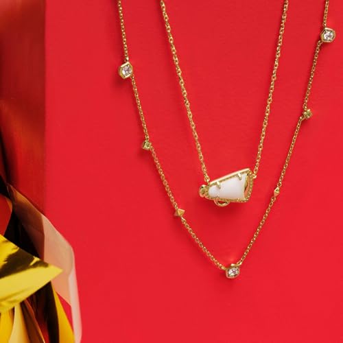 Fashion Megaphone Pendant Necklace for Women, Cheerleader Jewelry, Gold-Tone Dainty Chain, Adjustable Length, Cheer Team Gift, Sports Fan Jewelry, Minimalist Necklace2