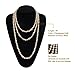 Zivyes 1920s Accessories Headband Necklace Gloves Costume Holder Flapper Costume Accessories for Women