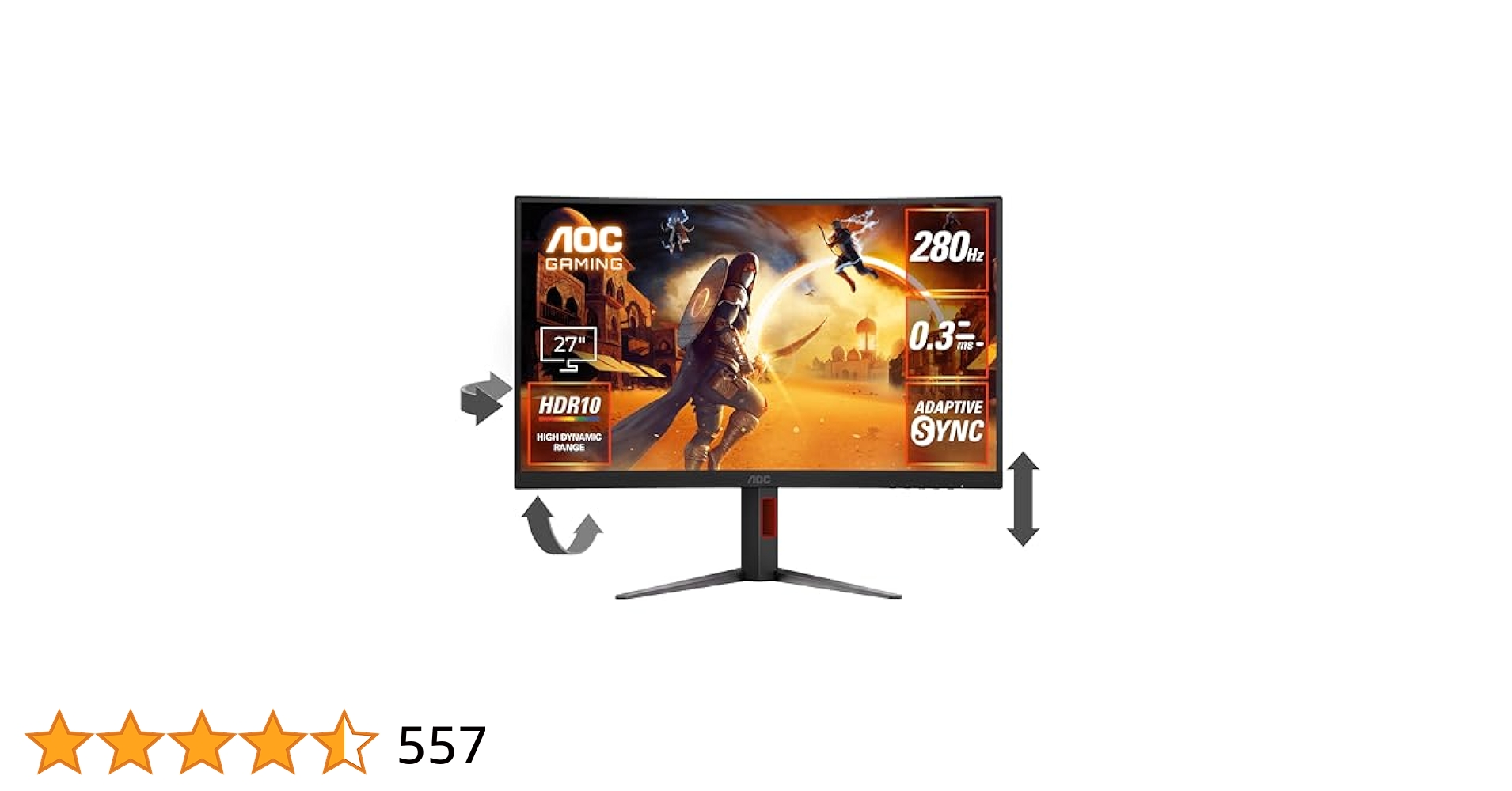 AOC カーブドモニター 240Hz 湾曲　ゲーミングモニター Amazon.co.jp: AOC 湾曲ゲーミングモニター 27インチ, フルHD