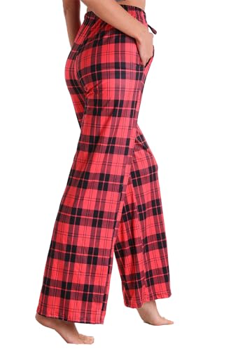 Image of X-Image Women Comfy Casual Pajama Pants with Pockets & Drawstring