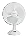 Jocel JVM030597 Ventilatore da tavolo, 45 W, Plastica, 3 velocità, Bianco