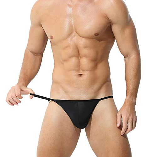 Offre du jour aujourd'hui Sous-vêtements en nylon pour hommes Sexy et confortables Slim Couleur unie Sous-vêtements taille basse Sous-vêtements de sport...
