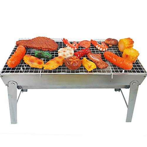 Grill Grill Holzkohle Grillen Haushalt Klapp Holzkohle Grill Im Freien Camping Grill Grill (Größe: 360 * 200 * 300mm)