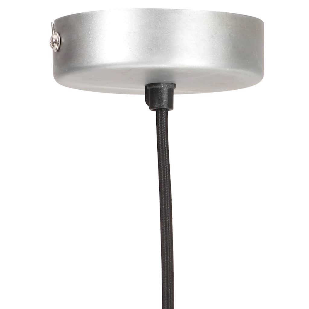 Lampa wisząca okrągła 25 W E27 28,5 cm srebrna