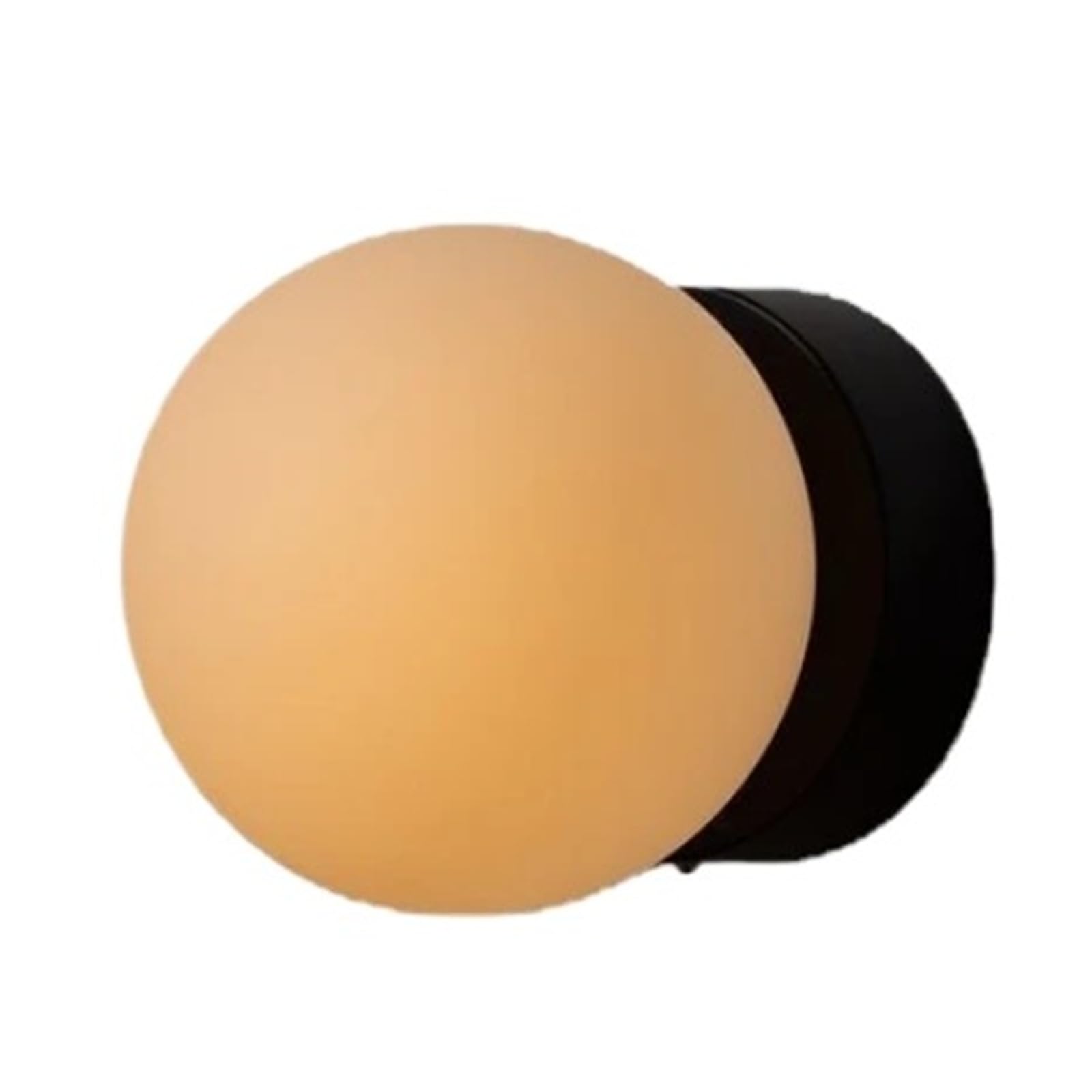 Kexcftg Tricolor Light Simple Wall Lamp Modern Bedroom Corridor Staircase Dining Room Background Homestay Creative Round Led Lights(A White -1)