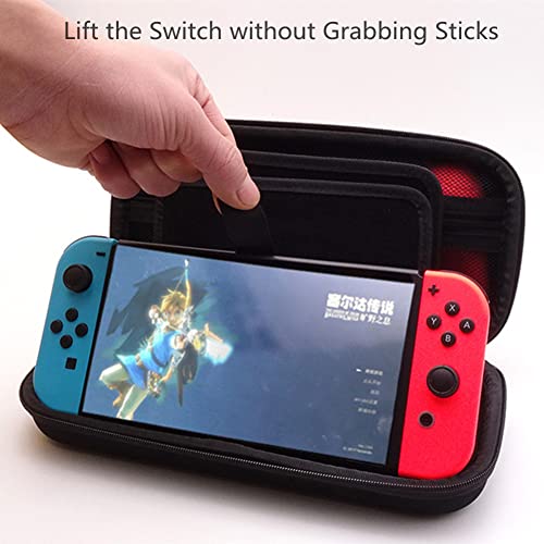 Soyan Carry Case & Screen Protectors Compatible With Nintendo Switch (Black) #TOP6