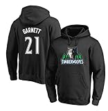 Jersey Unisex Baloncesto Ropa Timberwolves Sudaderas Hombres Deportes Manga Larga Al Aire Libre Casual Manga Larga Sudaderas,S