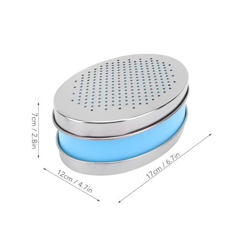 Rallador de caja con 2 superficies y contenedor azul miniatura 6