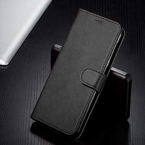 Starshop- Lg Rebel 4 Lte Phone Case, Lg Aristo 3 /Phoenix 4 /Tribute Empire Case, With [Tempered Glass Protector Included] Leather Wallet Cover With Pocket Credit Card Kickstand - Black #TOP2