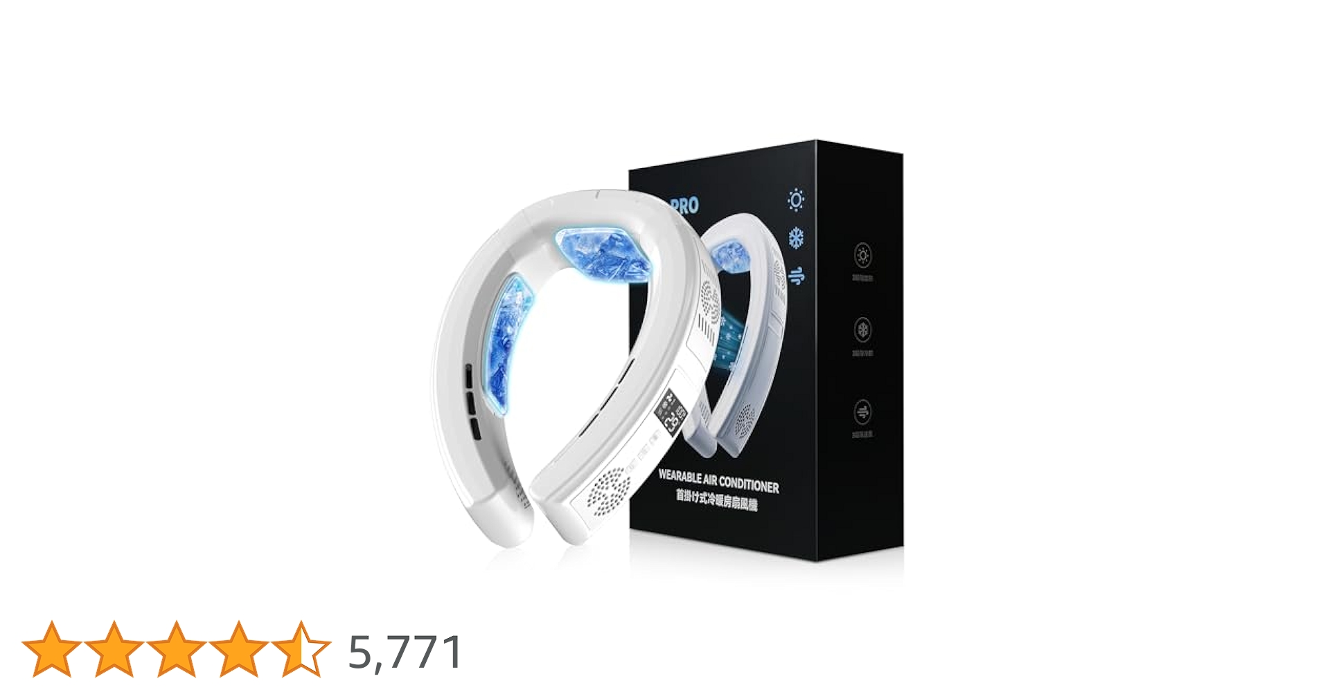Amazon.co.jp: ネッククーラー 首掛け扇風機 冷却プレート