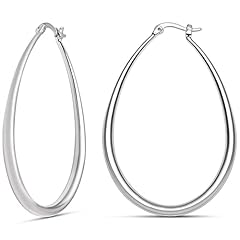 Sterling Silver Plated / 2.2 in - MEDIUM