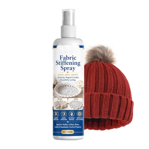 Spray endurecedor para ganchillo y gorros que fija tus labores de lana