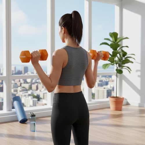 Image of Amazon Brand - Solimo Vinyl Dumbbell