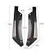 Niome 2Pcs Car Universal Rear Bumper Lip Diffuser Splitter Canard Protector