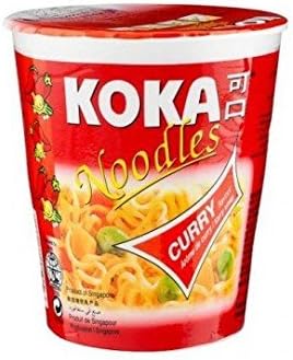 Delicous Koka Pot Noodles Koka Instant Noodles Curry Pot Noodles 12 Pack