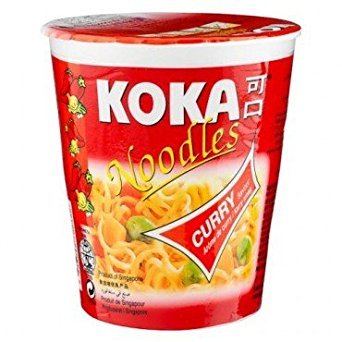 Delicous Koka Pot Noodles Koka Instant Noodles Curry Pot Noodles 12 Pack