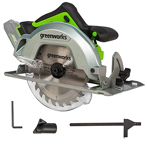 Image of Greenworks 24V Brushless 7-1 /4-inch Circular Saw, Battery and Charger Sold Separately