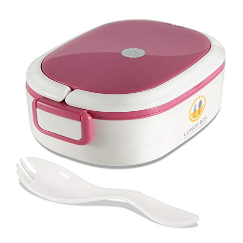 MrDakai Lunch Bento Box for Kids Adults Men and Women Leakproof Stainless Steel Thermal Food Lunch ContainersInsulated BentoSnack Box with Fork BPA Free Microwave Safe 23oz Pink