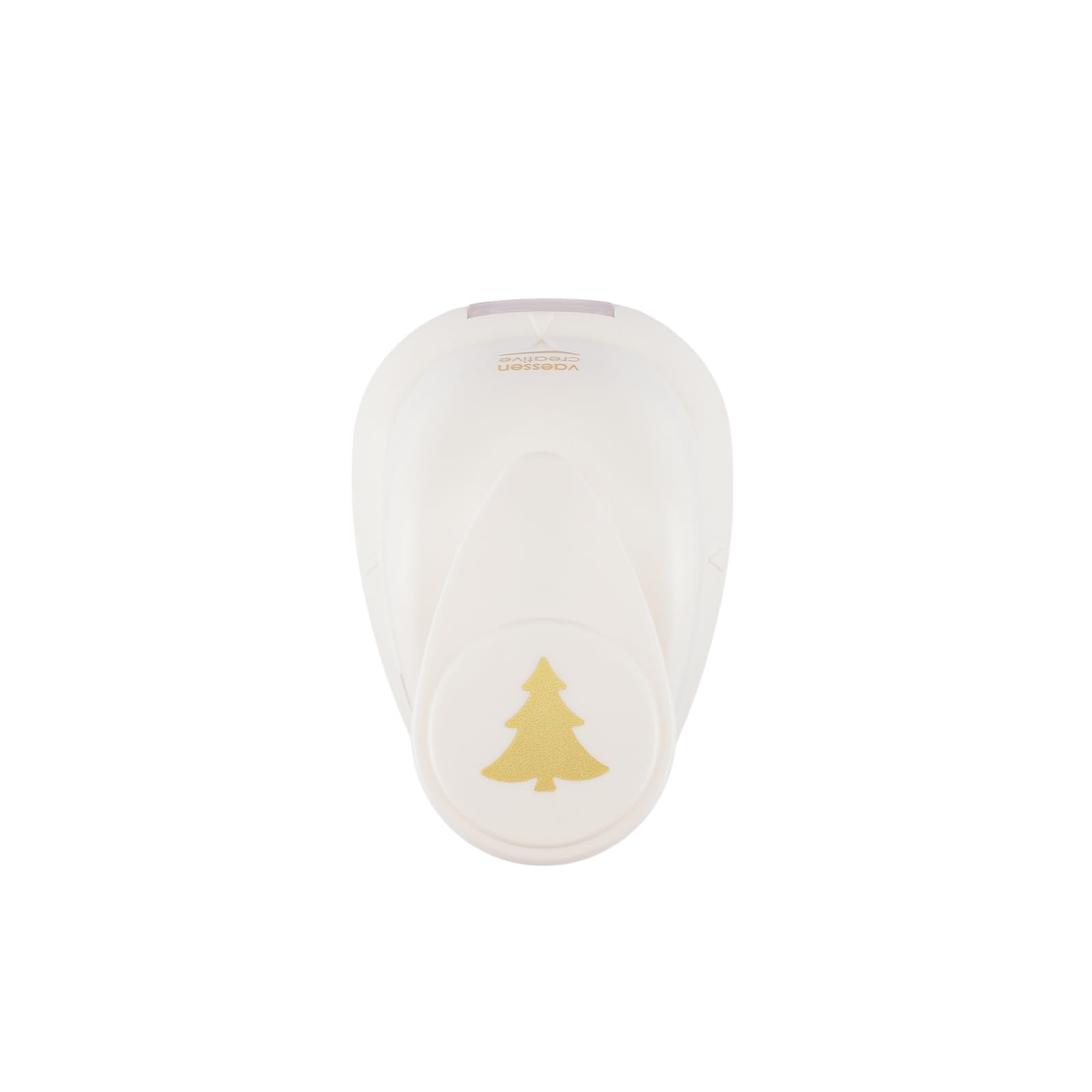 Vaessen Creative Craft Paper Punch - Fir Tree - 1,3 x 1,4 cm - Circle Cutter for Crafting and Card Making