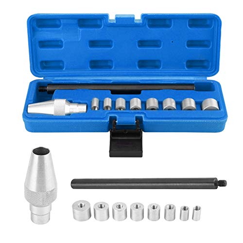 aqxreight Kit de Réglage d'outil d'alignement Universel pour la Plupart des Voitures avec Plusieurs Adaptateurs pour 8 Tailles de Roulements, Cônes en Aluminium pour Un Ajustement sécurisé,