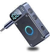 Bluetooth 5.4 Transmitter and Receiver, 2-in-1 Wireless 3.5mm Aux Bluetooth Adapter Bluetooth Tra...