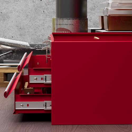 DURHAND 2 Drawer Tool Chest, Lockable Metal Tool Box - Image 8