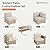 MIXPATIO Patio Furniture Set, 8 Piece Outdoor Rattan Wicker Sectional Conversation Set with 5.5" Thick Waterproof Cushions and Coffee Table for Deck Backyard