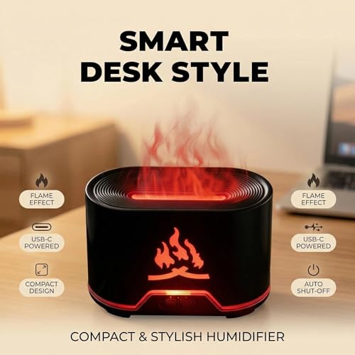Difusor USB multifuncional de aromas con humidificador ultrasónico miniatura 5