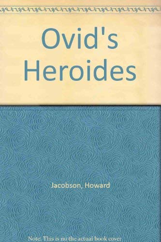 Ovid's Heroidos 0691062714 Book Cover