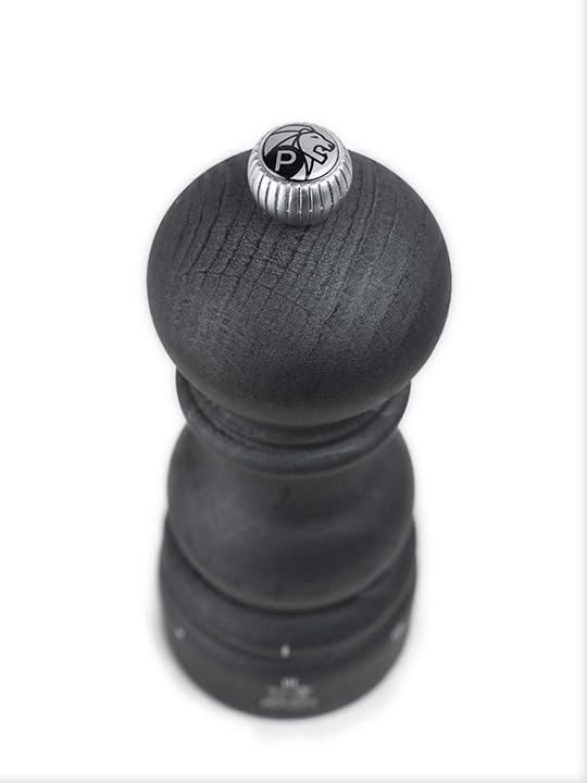 Peugeot Paris u’select Manual Pepper Mill -Adjustable Grinder- Beechwood, 6 in/15cm, Graphite