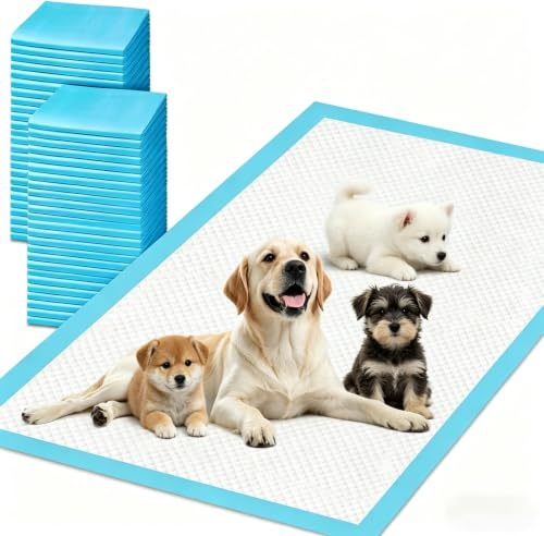 Image of XXXXL Puppy Pee Pads for Dogs 36 inchx55 inch 50 Count, Extra Large Dog Pee Pads, Leak-Proof & Super Absorbent Dog Pee Pads, Thicken Disposable Potty Pads Puppy Training Pads for Cats Rabbits