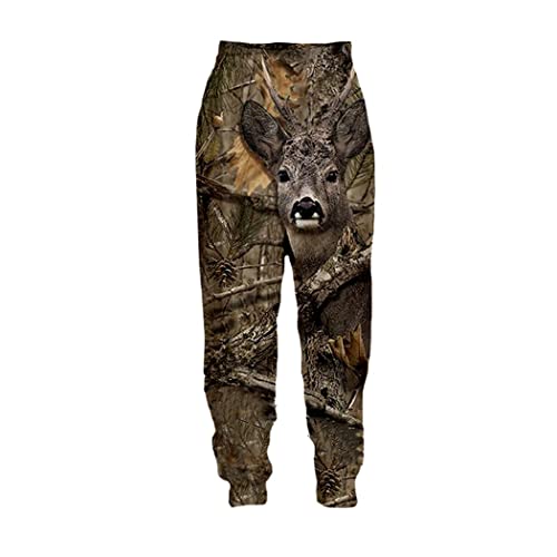 Pantalon Harajuku motif animal 3D pour un look urbain décontracté