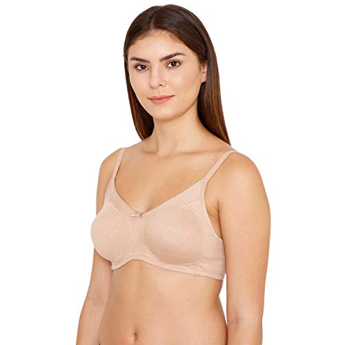 Image of Zivame Essentials Double Layered Non Wired Full Coverage T-Shirt Bra - Skin
