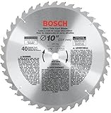 Bosch CBCL1040 10-Inch 40 Tooth ATB General Purpose Saw Blade with 5/8-Inch Arbor