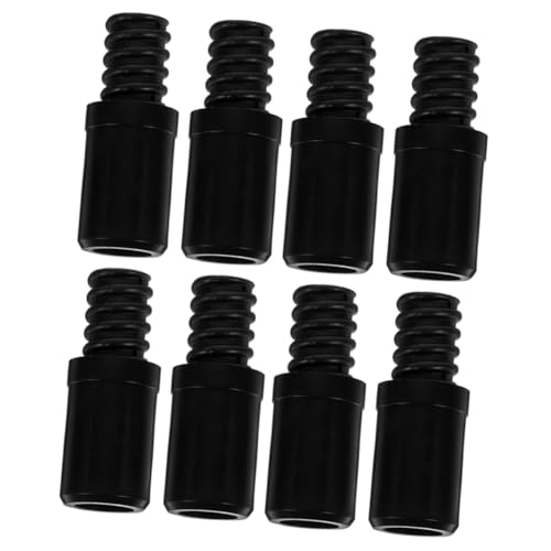 minkissy 2sets Plastic Thread Tip Threaded Tip Repair Kit for Mop Handle Pole 4pcs*2