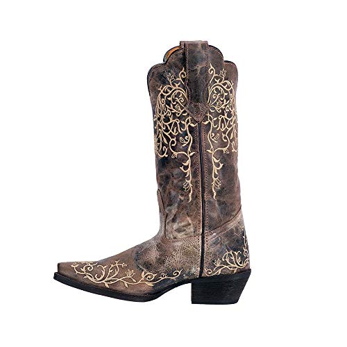 Laredo Dan Post No More Drama Red Womens Western Boots 31254