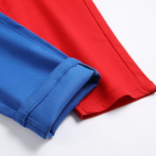 XYGJZ Men's Slim Fit Jeans Y2K Skinny Patchwork Denim Pants4