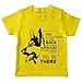 lepni.me T-Shirt pour Enfants Je Serai là, Portrait de Berger Allemand, Cadeaux Parfaits pour Les Amoureux des Chiens (1-2 Ans Jaune Multicolore)